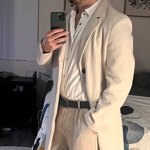 Beige Men's Coat